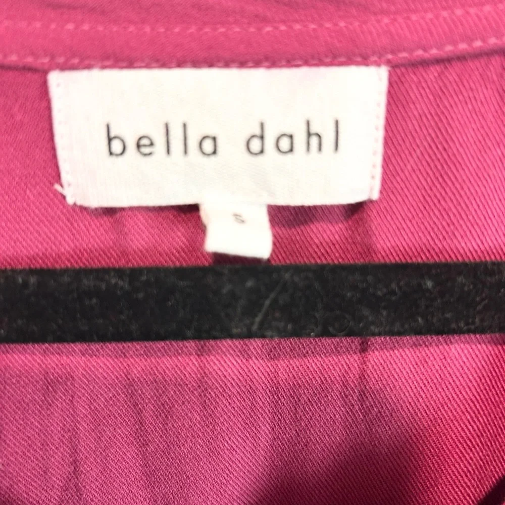 Bella Dahl Magenta High Low Dress Small Soft Rayon Tunic Dress Resort Vacation